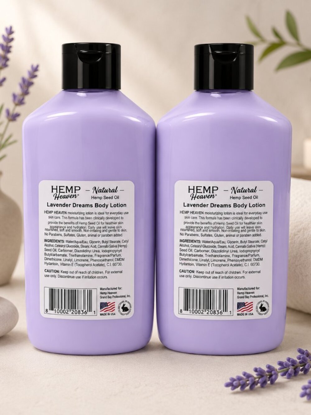 Hemp Heaven Lavender Dreams Body Lotion - Picture 2 of 2